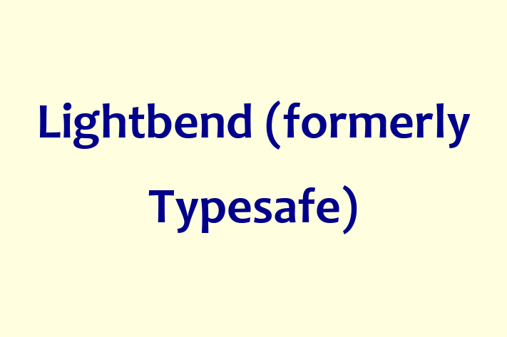 Software House Lightbend formerly Typesafe