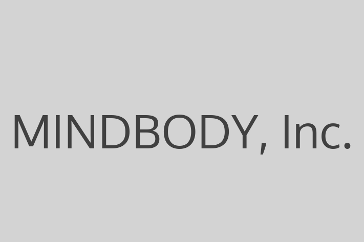 Digital Solutions Provider MINDBODY Inc.