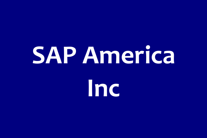 Software Development Company SAP America Inc