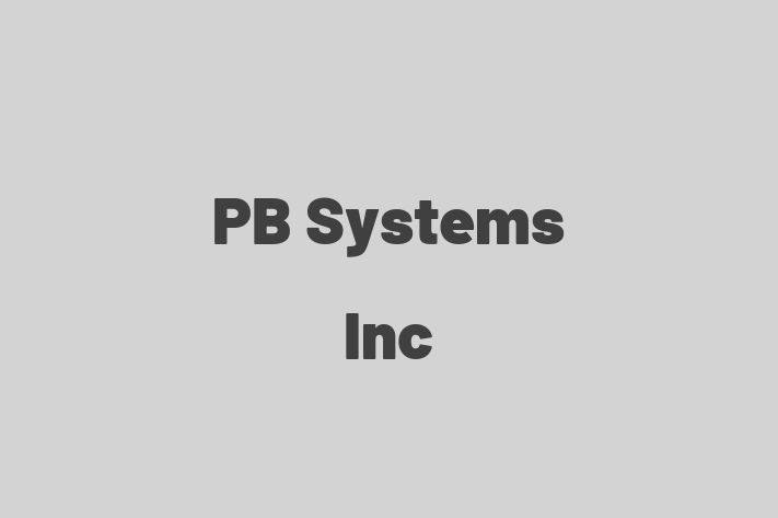 Software Development Company PB Systems Inc