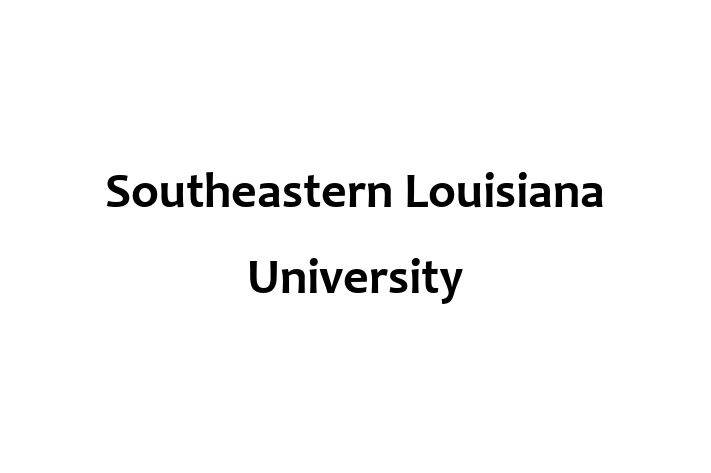 HR Administration Southeastern Louisiana University