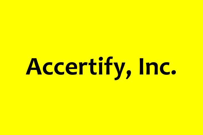 Application Development Company Accertify Inc.