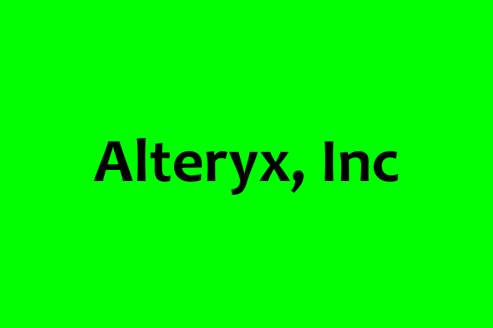 IT Company Alteryx Inc