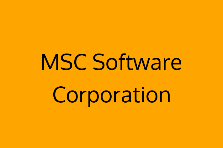 IT Company MSC Software Corporation