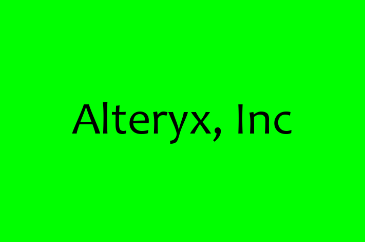 Technology Company Alteryx Inc