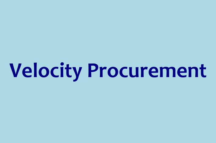 Staff Management Velocity Procurement