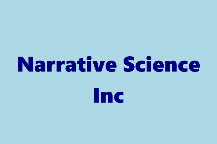 Technology Solutions Firm Narrative Science Inc