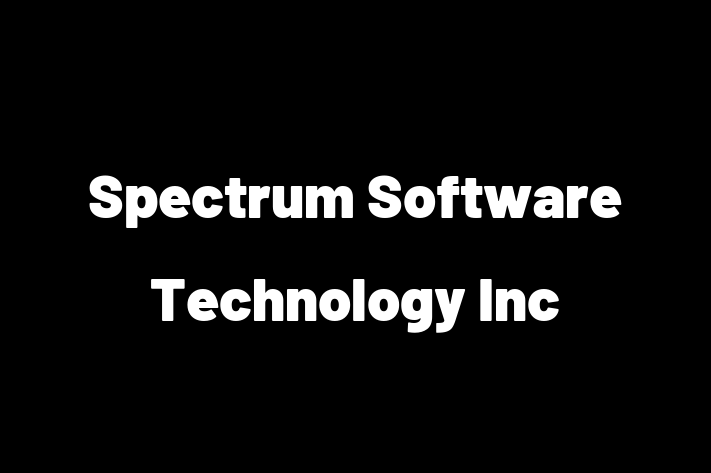 Software Solutions Provider Spectrum Software Technology Inc