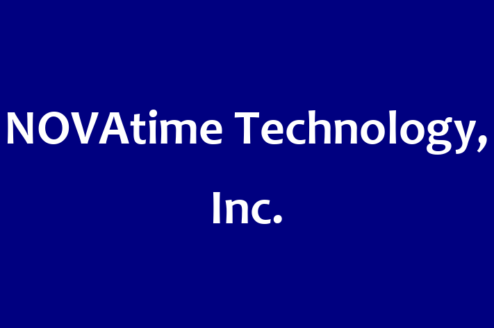 Technology Solutions Firm NOVAtime Technology Inc.