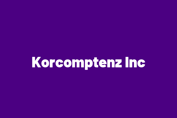 Software Services Company Korcomptenz Inc