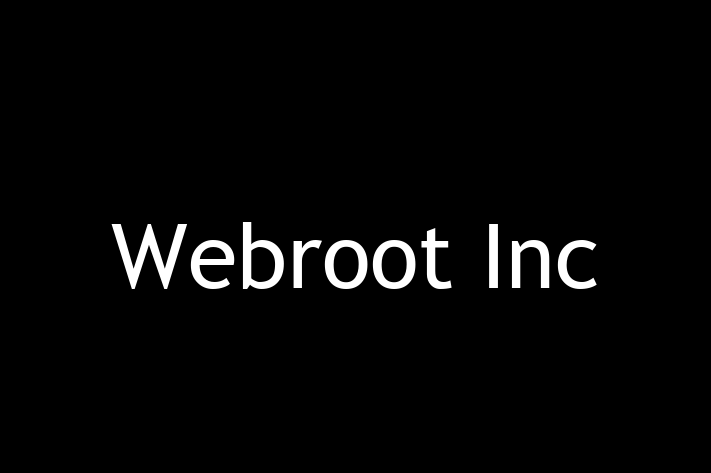 Application Development Company Webroot Inc