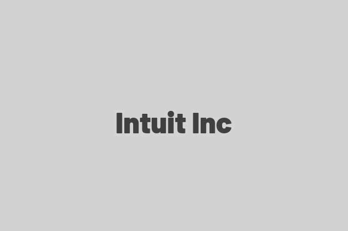 Application Development Company Intuit Inc