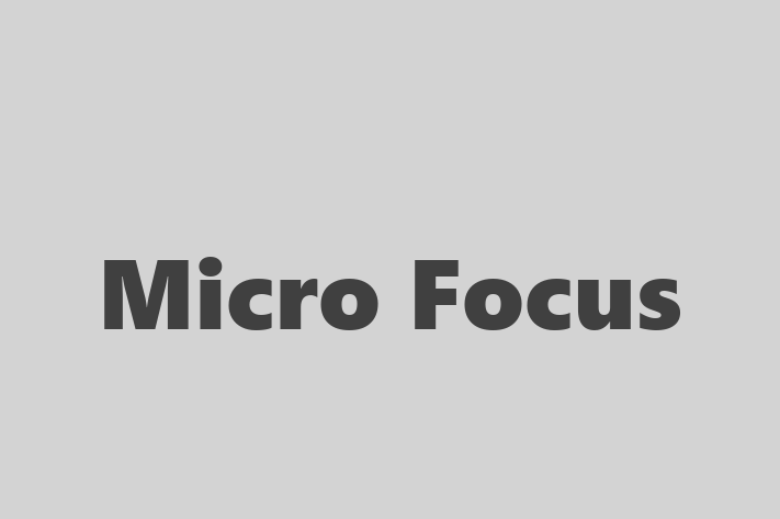 Software Firm Micro Focus