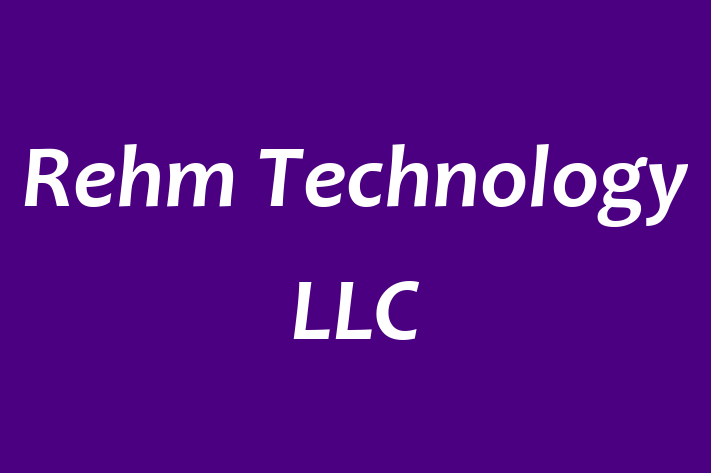 Tech Firm Rehm Technology LLC