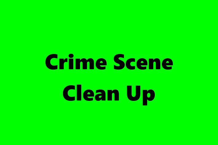 Housekeeping Crime Scene Clean Up