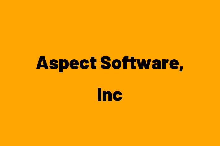 Application Development Company Aspect Software Inc