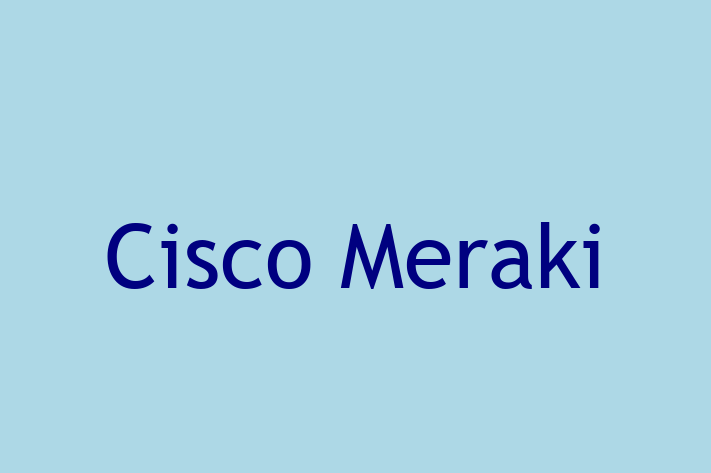 Software Development Company Cisco Meraki