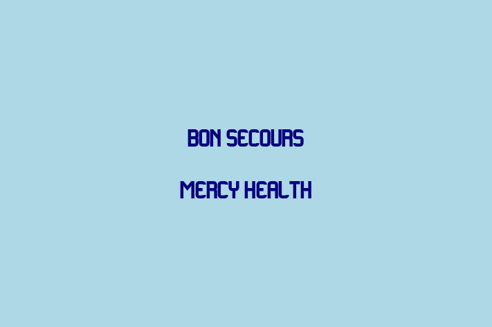 Staff Management Bon Secours Mercy Health