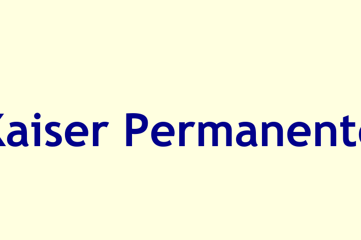 HR Administration Kaiser Permanente