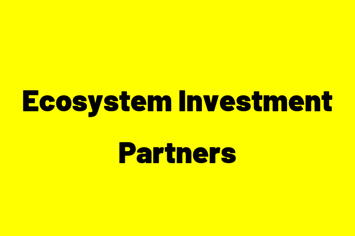 Technology Solutions Firm Ecosystem Investment Partners