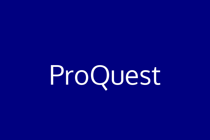 Software Solutions Provider ProQuest