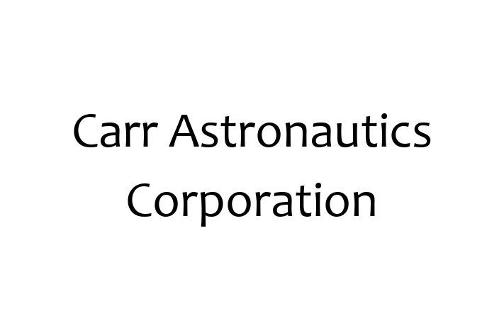 Digital Solutions Provider Carr Astronautics Corporation