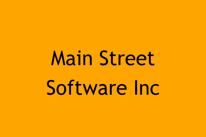 Software House Main Street Software Inc