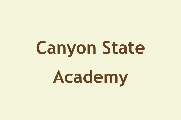 Human Capital Management Canyon State Academy