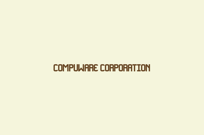 Software Development Firm Compuware Corporation