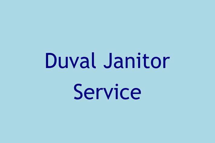 Maid Service Duval Janitor Service