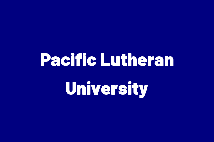 Talent Management Pacific Lutheran University