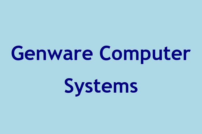 Tech Solutions Company Genware Computer Systems