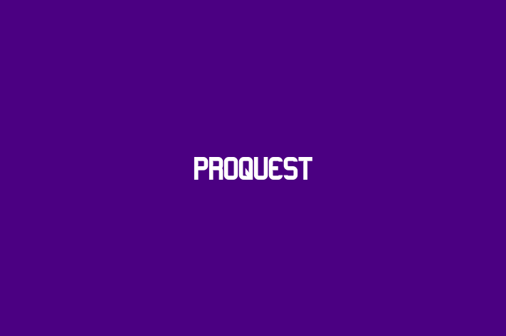 Tech Solutions Company ProQuest