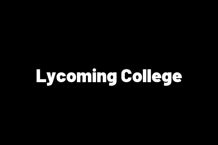 Personnel Management Lycoming College