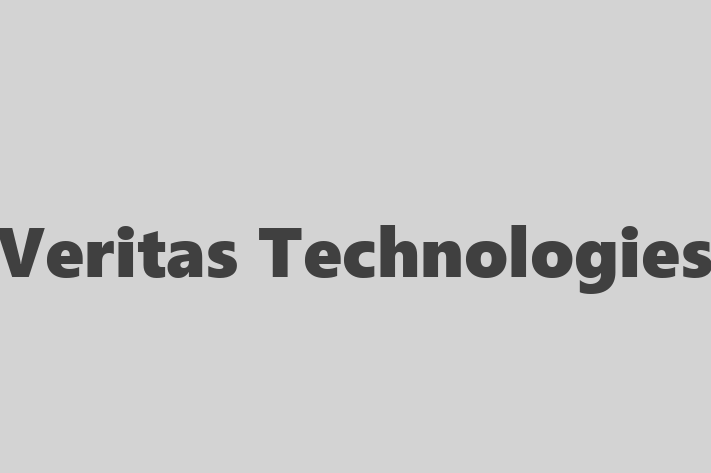 Application Development Company Veritas Technologies