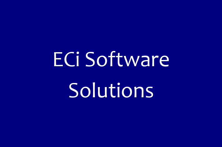 Tech Solutions Company ECi Software Solutions