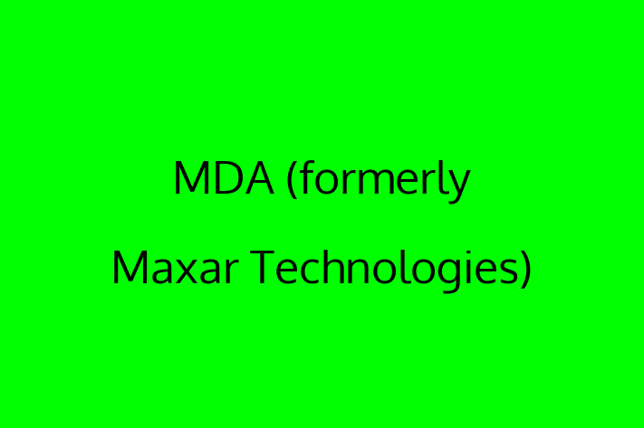 Software Engineering Company MDA formerly Maxar Technologies