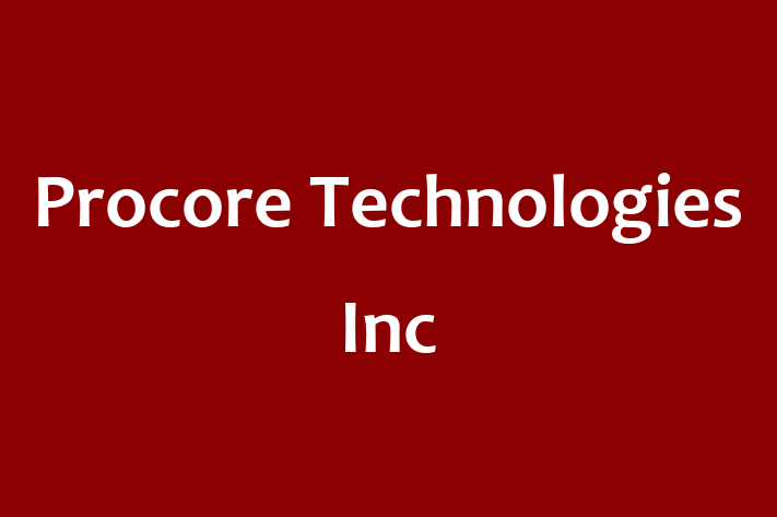 Software Development Company Procore Technologies Inc