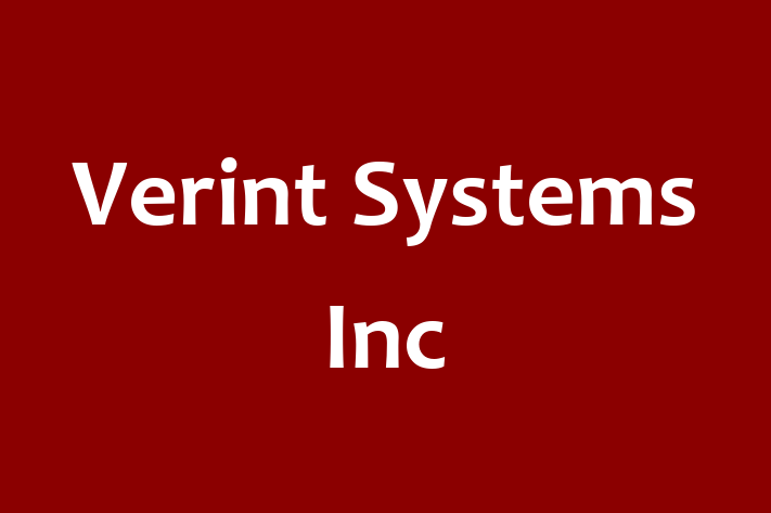 Software House Verint Systems Inc