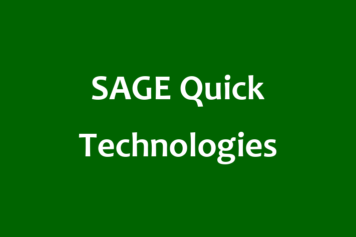 Software Development Firm SAGE Quick Technologies