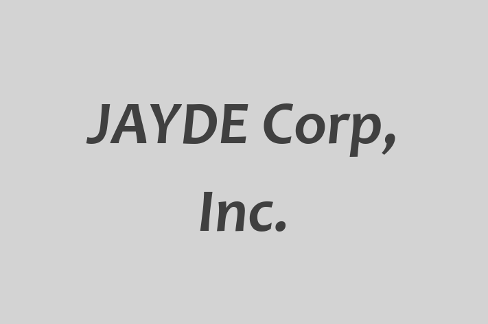 Human Resource Management JAYDE Corp Inc.