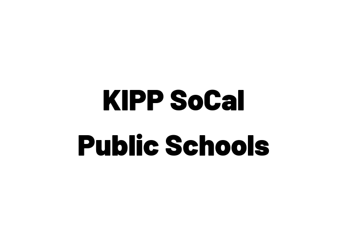 People Management KIPP SoCal Public Schools