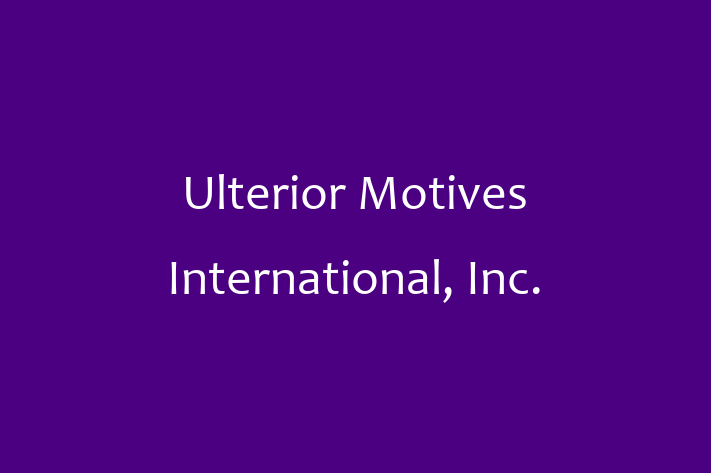 Application Development Company Ulterior Motives International Inc.