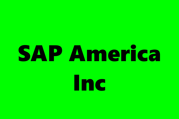 Tech Solutions Company SAP America Inc