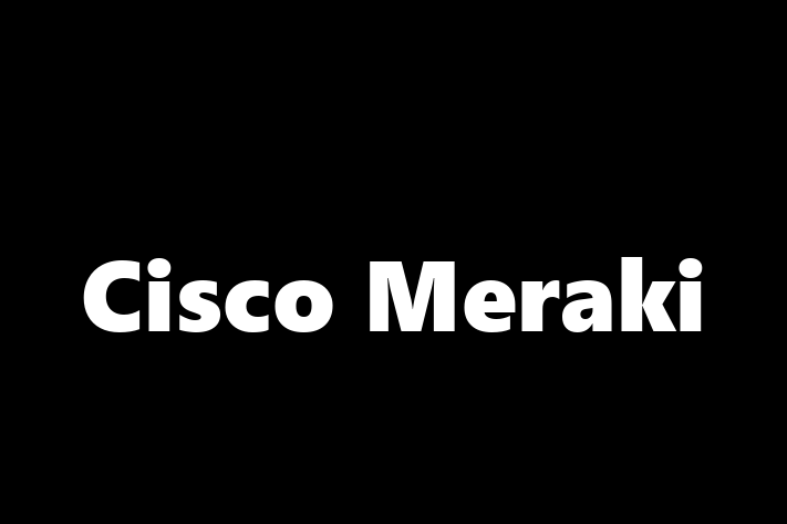 Software Services Company Cisco Meraki