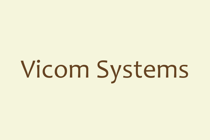 Software Firm Vicom Systems