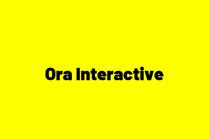 Tech Firm Ora Interactive