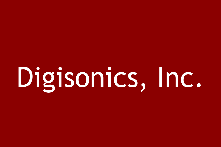 Software Firm Digisonics Inc.