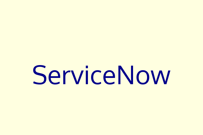 IT Company ServiceNow