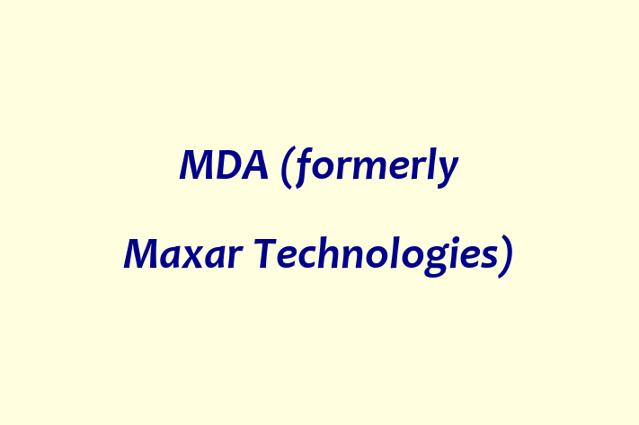 IT Company MDA formerly Maxar Technologies